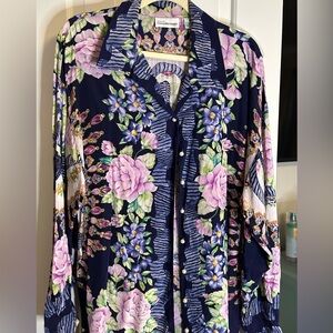 Silk blouse by Dana Buchman